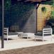 Maison Exclusive - Ensemble de jardin pour 5 personnes avec coussins de couleur anthracite, en bois de pin
