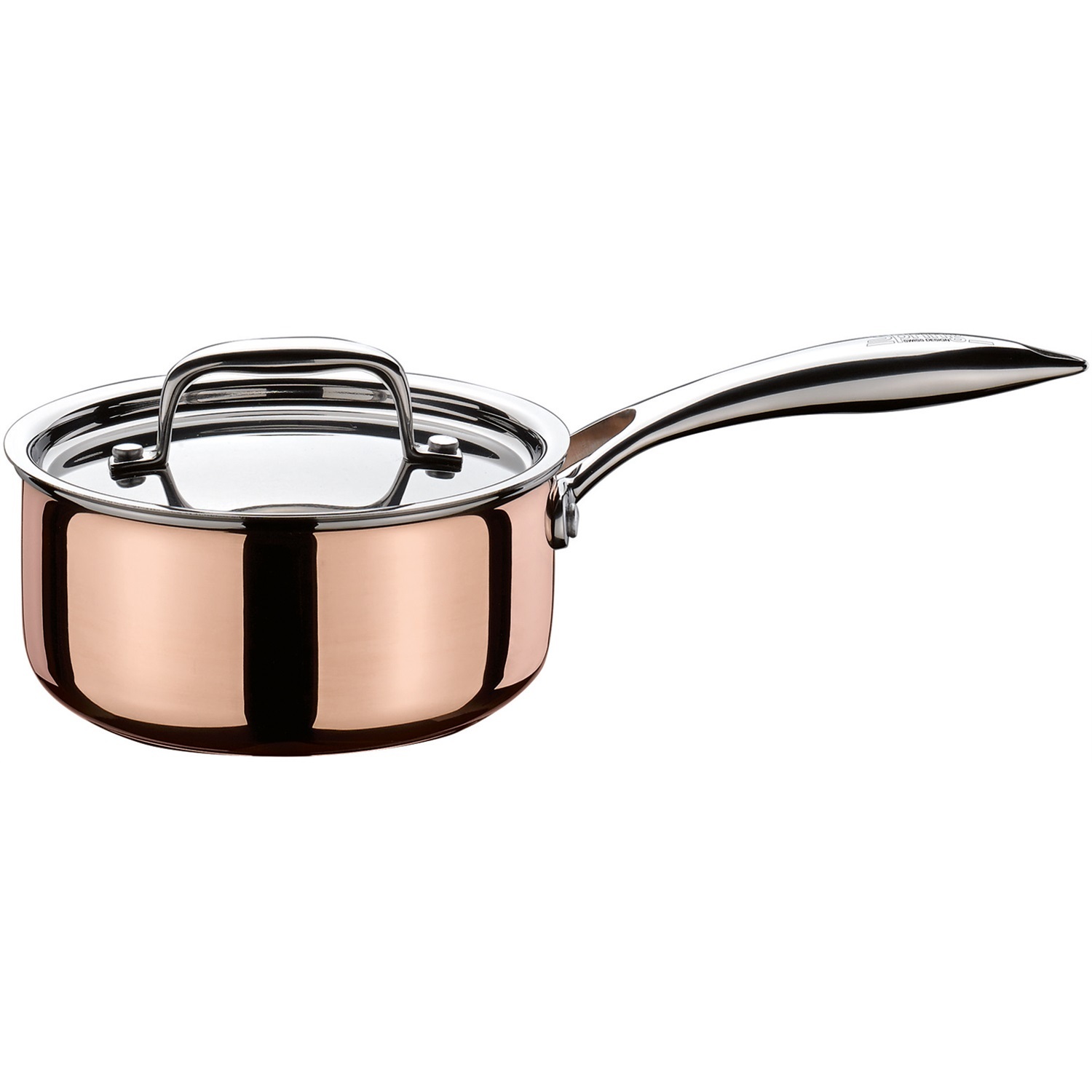 Spring culinox steelpan met deksel, 16cm