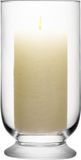 LSA International LSA Terrace Windlicht - H 23 cm - Transparant Glas