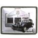 Les Collections Retro Metalen Plaat Reliëf 20x15 cm Citroën Traction Garage