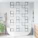 Maison Exclusive - Rideau de douche avec caisse intégrée, dimensions 140x240 cm, largeur du tissu 136 cm