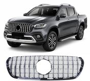 Panamericana BinaParts Panamericana Grille Chrome Geschikt voor Mercedes-Benz X klasse W470 (bouwjaar 2017+)