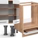 Vicco Fame-Line Complete keukeneenheid – 355 cm, WB Antraciet Wit hoogglans/goud power eiken