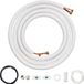 VEVOR Mini Split Line Set 4,8m Koperen Buis AC Aansluitkabel 6,4x12,7mm