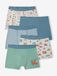 Vertbaudet Set van 5 boxershorts voor jongens, circuit