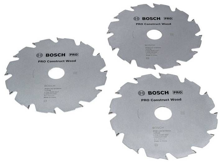 Bosch Accessoires CW Wood Cirkelzaagbladen | 190 mm | 3 stuks - 2608644737