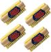 Synx Tools Nagelborstel hout set van 4 stuks