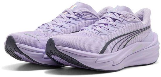 Puma Deviate Nitro 4 Wns 312124 hardloopschoenen voor dames - Light Lavender-Inky Depths - Maat 39