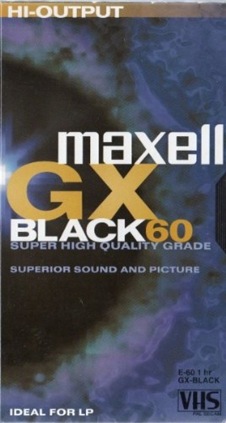 Maxell E 60 GX BLACK X