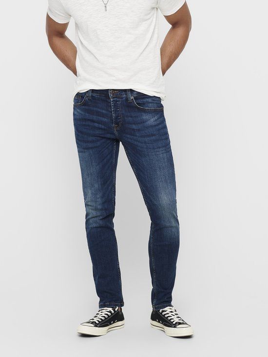ONLY & SONS Onsweft Life Med Blue 5076 Pk Noos Jeans - Medium Blue - W28 X L30