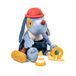 LILLIPUTIENS - Jules Le Chien - activiteitenspeelgoed - 3 rammelaars - blauw - 26 cm - vanaf 9 maanden - 83608