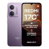 REDMI 17C 5G, Smartphone, 4+128GB, Paars, 6000mAh Batterij, 33W Snelladen