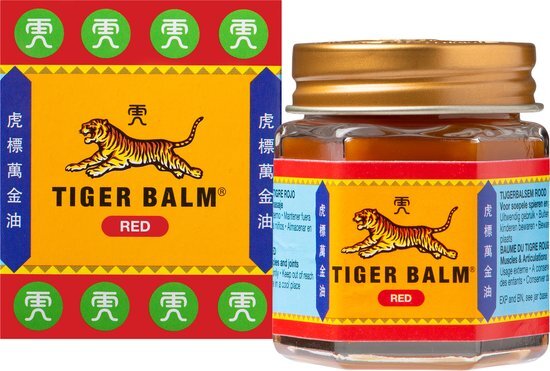 Tiger balm Tijgerbalsem Rood Sterk Pot 30gr