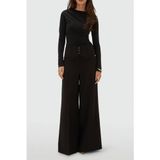 JOSH V wide leg broek - zwart