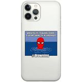 ERT GROUP mobiel telefoonhoesje voor iPhone 12 PRO MAX origineel en officieel erkend Marvel patroon Spider Man 037