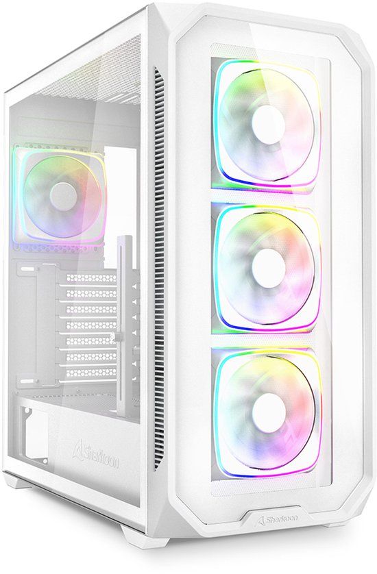 Sharkoon AK5G RGB Midi Tower Wit