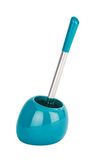 WENKO WC-garnituur Polaris, luxe keramiek toiletborstelhouder, petrol