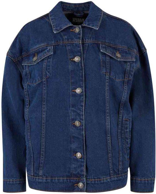 Urban Classics Oversized 90's Denim Jacket - Women - XS - Blue