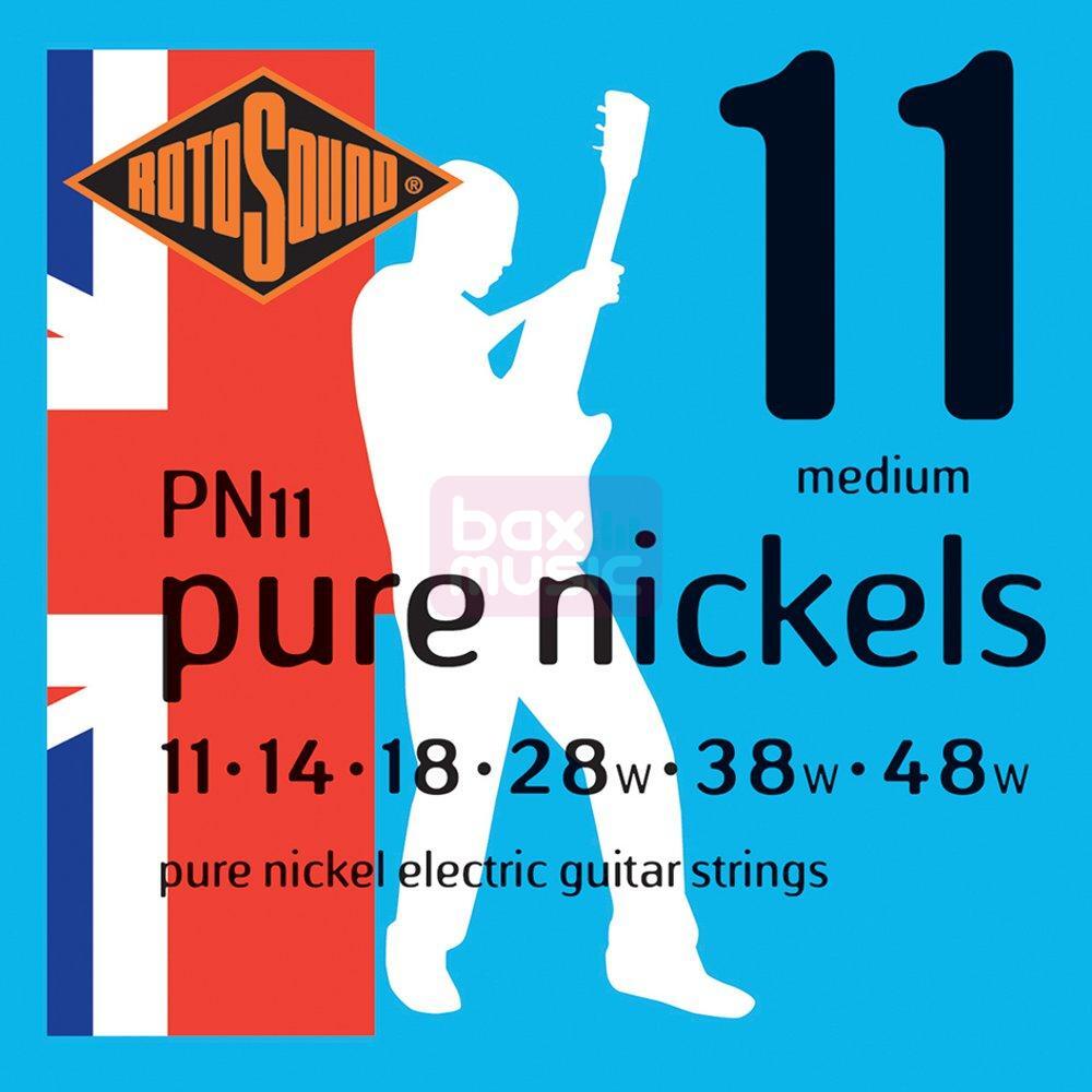 Rotosound PN11 Pure Nickels elektrische gitaarsnaren 011-048