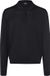 Maerz polo laine mérinos noir manches longues - S