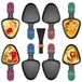 Merkloos Raclette Pan Set met 8 Nylon Schrapers en Handvatten