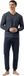Mey Lange Pyjama Serie Bennison Yacht Blue Katoen/Polyester Lange Mouw Glitter Patroon 6XL