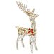 VidaXL 3D Kerst Rendier Loviisa 300 LED's Warmwit 70 x 26 x 128 cm