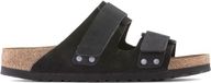 Birkenstock Zwart Lenb/leve pantoufles noir