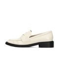 POSH by Poelman Bella lakleren loafers met blokhak wit