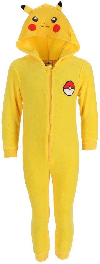 4KidsOnly Mister License Pokemon Onesie - Maat 110/116 - Pikachu - Geel