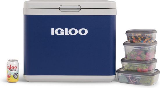Igloo IH45 AC/DC hybride koelbox - 43 liter - Blauw