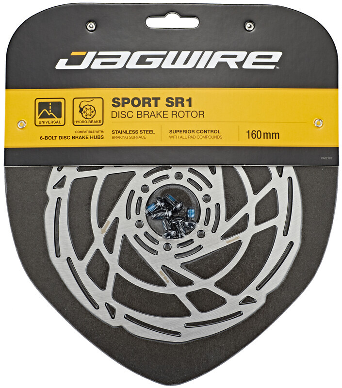 Jagwire Sport SR1 Remschijf 6-Bouts, silver