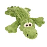 Merkloos Knuffel krokodil - groot - pluche - groen - krokodillen knuffeldier - 100 cm -