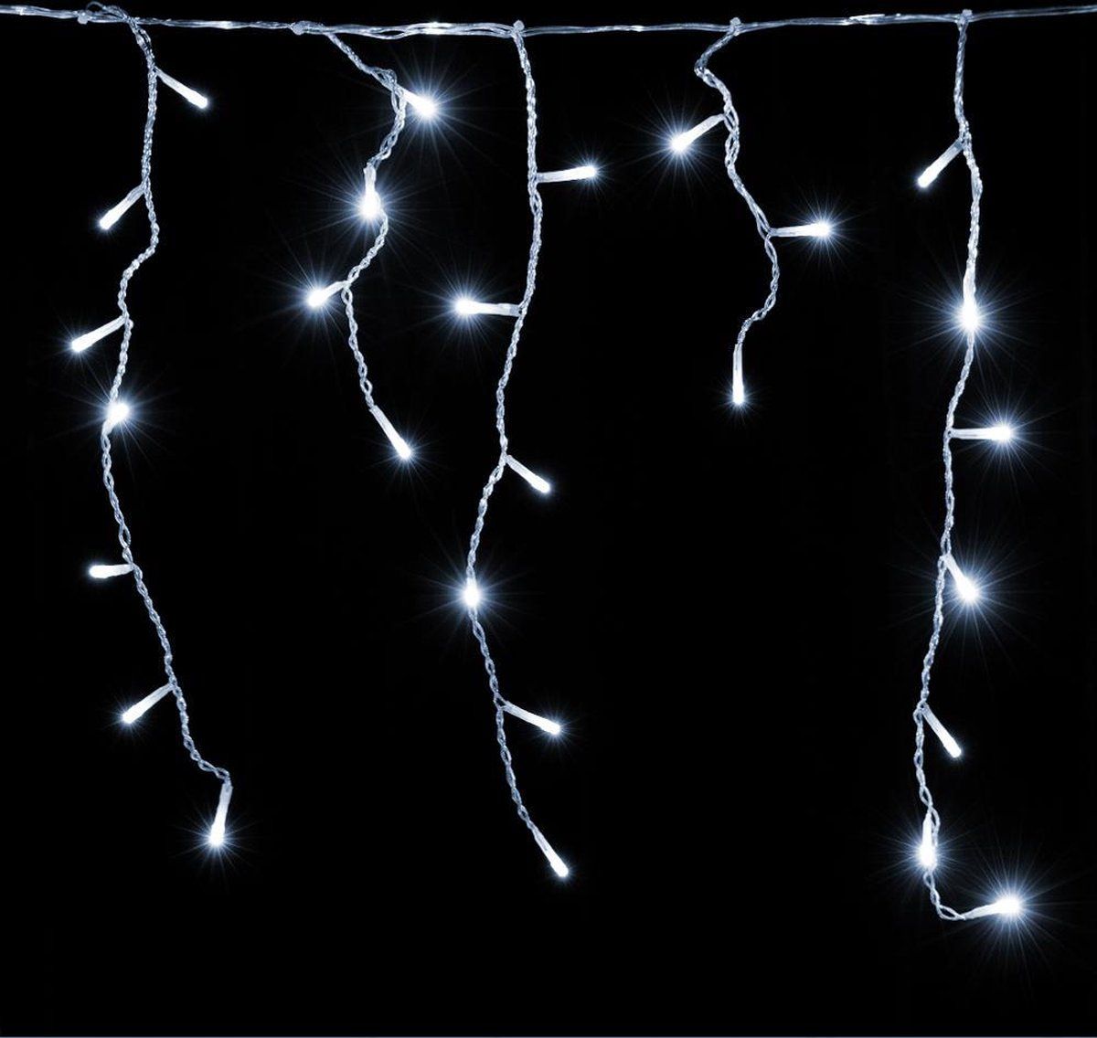 Monzana Lichtketting Kerstmis 400 LED's - 15m - Koud Wit - Binnen & Buiten