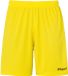 Uhlsport Center Basic Short Hommes - Jaune / Noir | Taille : M