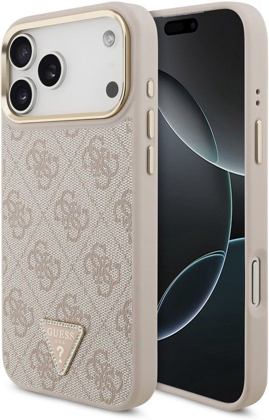Guess telefoonhoesje voor iPhone 17 Pro Max - MagSafe - Roze