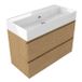Saniclass Holz Pure Badkamermeubelset - 100x45x72cm - Mat Eiken Natural