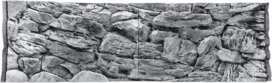 Ceramicnature Achterwand Aquarium 57,5 Cm Grijs