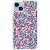 Liberty Verstevigd hoesje met sublimatie bedrukking, compatibel met Apple iPhone 14 wiltshire bleu
