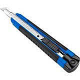 Dahle Allround Cutter (9 mm afbreekmes, voor eenvoudige montage en doe-het-zelfwerkzaamheden, incl. 2 reservemesjes) blauw/zwart