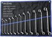 SW-Stahl 01512L dubbele ringsleutelset 6-32 mm, 12-delig, diep gebogen
