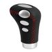 Lampa 00078 Versnellingspook Cobra zwart leer rode naden
