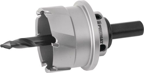 Promat/Tecwerk Gatenzaag | zaag-d. 64 mm snijdiepte 20 mm | HM-inzetstukken | met boor en veer - 4000800155