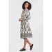 Anytime Midi Dress with Ruffles and All-Over Print