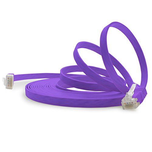 1aTTack.de 7m - Violet - Cat.6 platte netwerkkabel