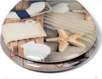 Dripio Antibacterieel toiletbril - robuust en elegant - Softclose sluiting & maritieme stijl - tijdloze marineblauwe kleur - 45,5 x 37,1 cm