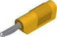 SKS Hirschmann VSB 20 Fiche banane, droit Ø broche : 4 mm Jaune 1 pièce(s)