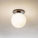 Audo Copenhagen Audo TR Bulb LED plafonnière, noir/opaque, 22 cm, dimmable