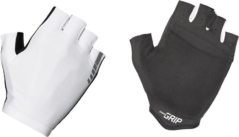 GripGrab Aerolite InsideGrip Half Finger Gloves - White