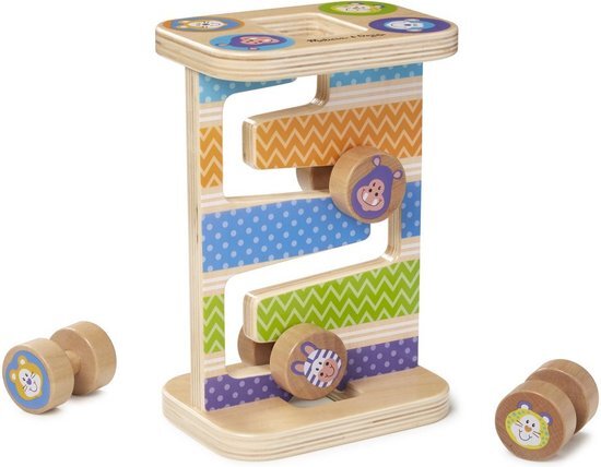 MELISSA & DOUG houten zig-zag-safaritoren